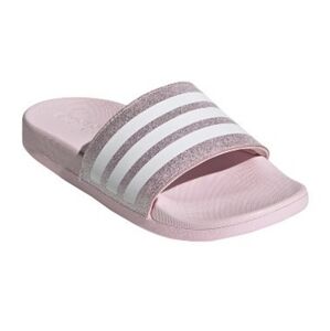 Adidas Pink and White Slide Sandals for Big Girls size 3
